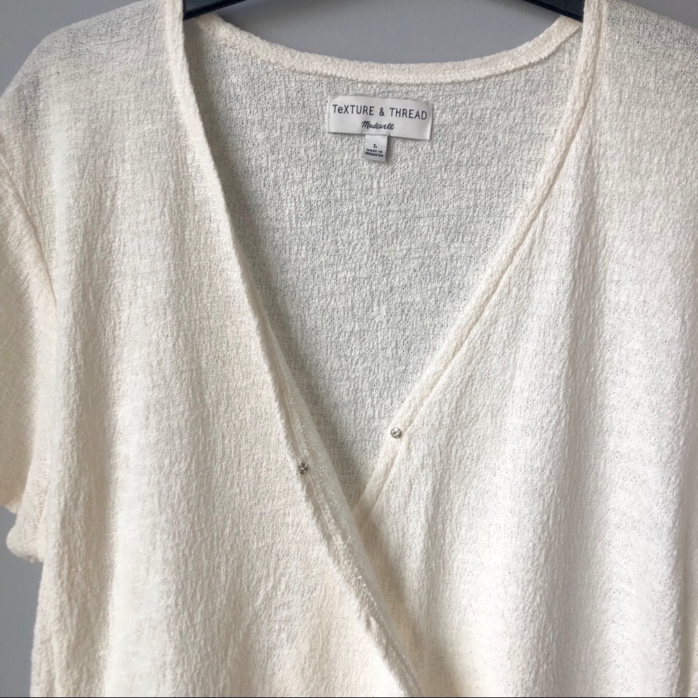 Madewell Texture & Thread Top Size Large - Picture 6 of 8